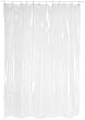 Carnation Home Fashions Super Clear 10-Gauge Anti Mildew Extra Long Vinyl Shower Curtain Liner