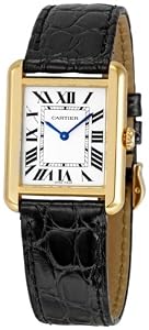 Cartier Tank Solo 18kt Yellow Gold and Steel Ladies Watch W1018755