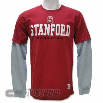 Buy Stanford Cardinal NCAA T-shirt Long Sleeve Combo by Colosseum Athletics