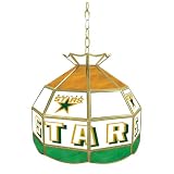 NHL Dallas Stars stained glass Tiffany lamp - 16-inch diameter