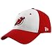 New Era New Jersey Devils Red 39THIRTY Stretch Fit White Front Hat