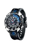 Sector Herren-Armbanduhr XL Analog Automatik Kautschuk R3251178025