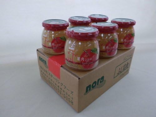 Apple jam Fuji pulp jam 225g ~ 6 pcs [jam vividly finish colors grew up apple "Fuji" in Aomori]