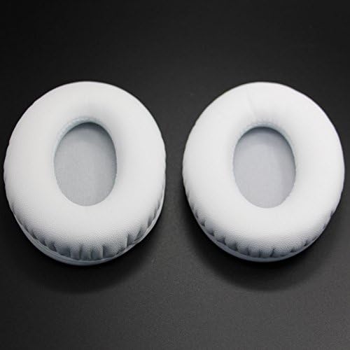 White Soft Replacement Earpads Ear Pads Cushions for Monster Beats By Dr. Dre Studio Headphones