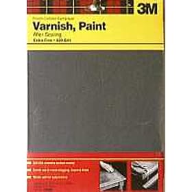 3M 9086DC-NA Wetordry Varnish Paint Sandpaper, 9" X 11", Extra Fine Grit, 5 Count