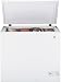 GE FCM7SUWW 7.0 cu. ft. Chest Freezer with Manual Defrost, 2 Lift-Out, Sliding Bulk Storage Baskets and Power 
