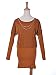 Peek-A-Boo Pleather Fashionable Long Sleeve Cotton Sweater Sweatshirt Top Tunic