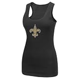 New Orleans Saints Ladies Black Play Time IV Tank Top (Small)
