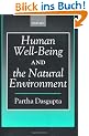 Human Well-Being and the Natural Environment