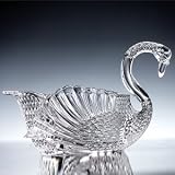 24% CRYSTAL SWAN SERVING BOWL