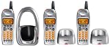 Uniden DCT646-3 2.4 GHz Digital Expandable Cordless Phone System with 3 Handsets and Caller ID (Silver)