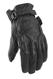 Power Trip Jet Black Mens Motorcycle Gloves Black XXL