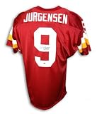 Sonny Jurgensen Autographed/Hand Signed Custom Red Throwback Jersey Inscribed HOF 83