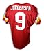 Sonny Jurgensen Autographed/Hand Signed Custom Red Throwback Jersey Inscribed HOF 83