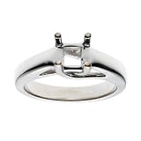 18k White Gold Classic Trellis Engagement Ring Setting