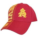 Arizona State Sun Devils Adjustable ArizSU Trace Cap - Maroon/Gold NCAA Hats