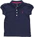 Ralph Lauren Toddler Girls Ruffled Placket Polo (4/4T, Spring Navy)