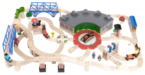 41S750NVRGL Thomas & Friends Wooden Railway   Roundhouse Set