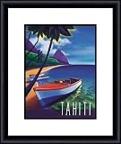 "Tahiti" by Ignacio - Framed Artwork