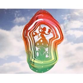 Medium EyCatchers Wind Spinner Coral Blend Fairy Land
