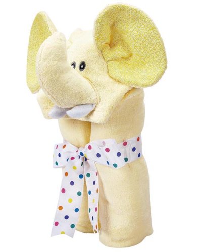 Mullins Square Tubbie Hooded Yellow Elephant