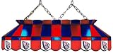 Imperial New Jersey Nets Licensed 40-Inch Rectangular Stained Glass Billiard Table Light