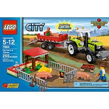 LEGO CITY PIG FARM & TRACTOR 7684 LIMITED EDITION