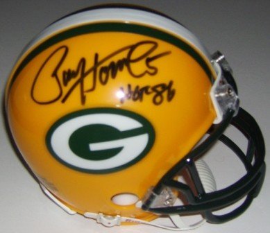 Paul Hornung Autographed/Hand Signed Green Bay Packers Mini Helmet with HOF 86 Inscription