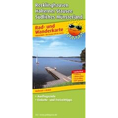 Rad- und Wanderkarte Recklinghausen - Halterner Stausee - S�dliches M�nsterland: Mit Ausflugszielen, Einkehr- & Freizeittipps, wetterfest, rei�fest, ... wetterfest, reissfest, abwischbar, GPS-genau