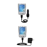 Essential Kit for the HP iPAQ h2200 - includes Car and Wall Charger with Rapid Charge Technology - Gomadic Brand w/ TipExchange Technology