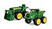 TOMY John Deere Vehicle Set - Includes Dump Truck Toy and Tractor Toy with Loader - Kids Outdoor Toys - Kids Construction and Sandbox Toys - 6 Inches - 2 Count - Ages 18 Months and Up