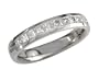 Platinum 1/2ctw Princess-cut Diamond  Band (G, VS2)