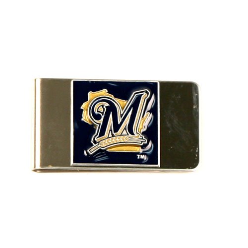 Milwaukee Brewers Steel Money Clip