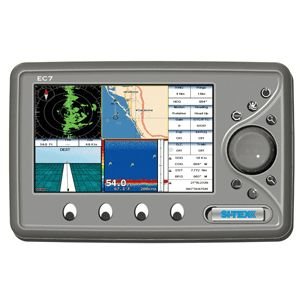 EC7EF Chartplotter w External Antenna and Fishfinder by