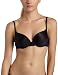Wonderbra Women's The Wonder of Gel Seamless Satin Push Up Bra, Midnight, 34B