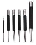 Starrett S117PC 5 Piece 1/16-Inch to 5/32-Inch Center Punch Assortment in Plastic Case