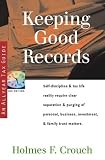 Keeping Good Records: Self-Discipline & Tax Life Reality Require Clear Separation & Purging of Personal, Business, Investment, & Family Matters (Series 500: Audits & Appeals)
