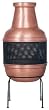 Well Traveled MMICPOO1BH Hammered Copper Chiminea/Fireplace 42 Inch X 19 Inch