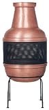 Well Traveled MMICPOO1BH Hammered Copper Chiminea/Fireplace 42 Inch X 19 Inch