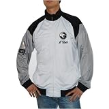G Unit - Mens G-Unit 50 Cent zip up fleece jacket. High quality hip hop jacket with a white body and silver sleeves with logos embroidred on the sweater.