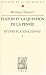 Platon et la question de la pensee (Etudes platoniciennes, 1)
