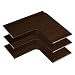 Easy Track RS3003-T Corner Shelves, Truffle, 3-Pack