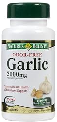 Nature's Bounty Odorless Garlic 2,000 mg Tabs, 120 ct