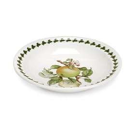 Portmeirion Apple Harvest 8-Inch Low Serving Pasta Bowl, Set of 6 by Portmeirion