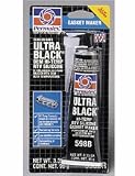 Permatex 82180 #598 Ultra Black OEM Hi Temp RTV, 3.35 oz. Tube