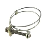 uxcell　ホースバンド　ホースクランプ　メタル製　調整可能65-75mm