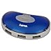 Hama USB 2.0 Hub 1:4 blau Bus-powered