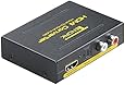 Tendak HDMI to HDMI and Optical TOSLINK SPDIF + Analog RCA L / R Stereo Audio Extractor Converter HDMI Audio Splitter Adapter(HDMI Input, HDMI + Digital / Analog Audio Output)