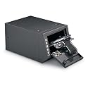 HOMAK HS10036683 Electronic Access Pistol Box, 10-Inch by 3.5-Inch by 7.5-Inch