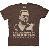 Big Lebowski You Are Entering a World of Pain Mens T-Shirt